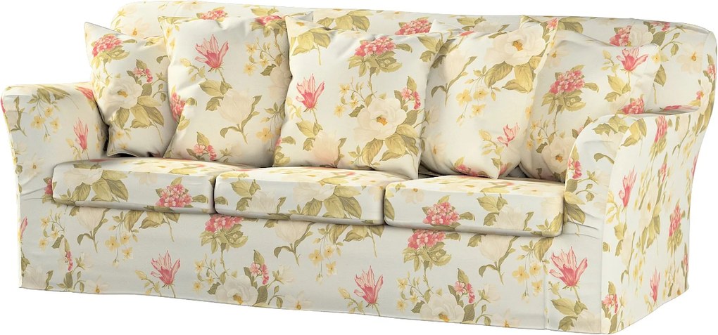 Pokrowiec na sofę Tomelilla 3-osobową nierozkładaną kolor wielokolorowy tkanina wzorzysta