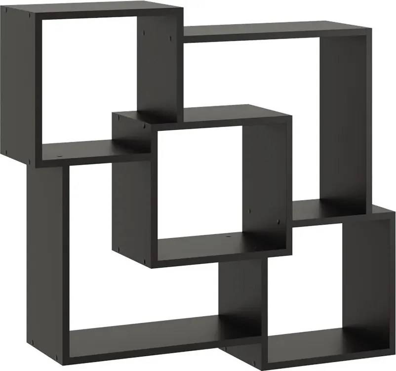 Czarna minimalistyczna półka ścienna W6-C03