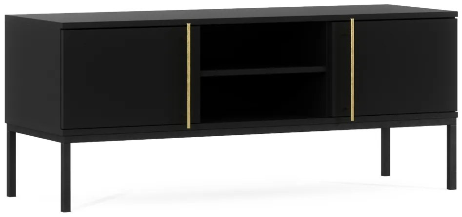 Szafka RTV LANZZI 120x40 cm, czarna