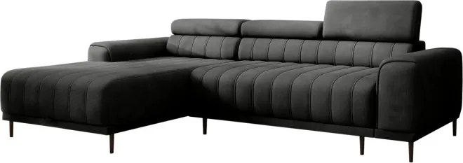 Narożnik CALDO S/MINI Lewostronny z funkcją spania wolnostojący w tkaninie RUN AGAIN 92 WERSAL