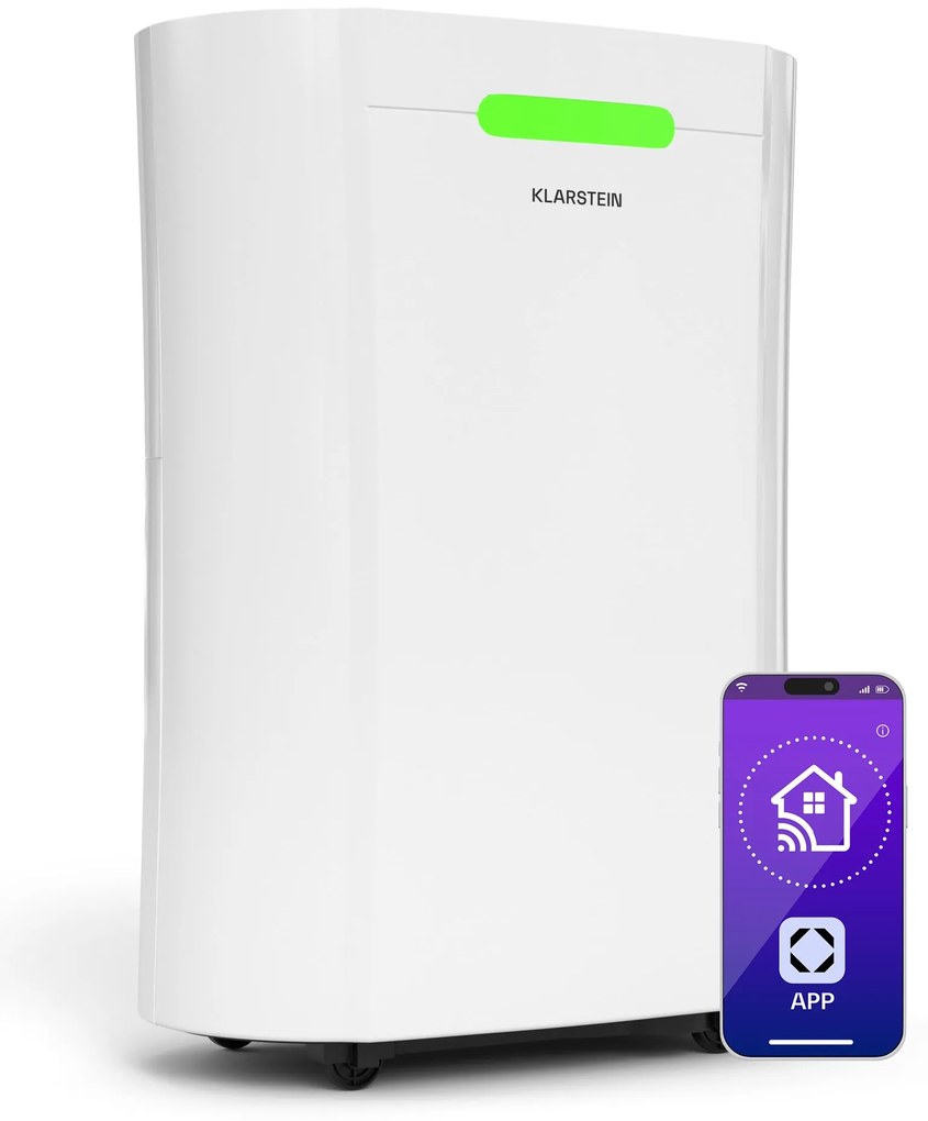 Klarstein AeroDry Smart 12L/24h 2,5L Osuszacz powietrza Biały