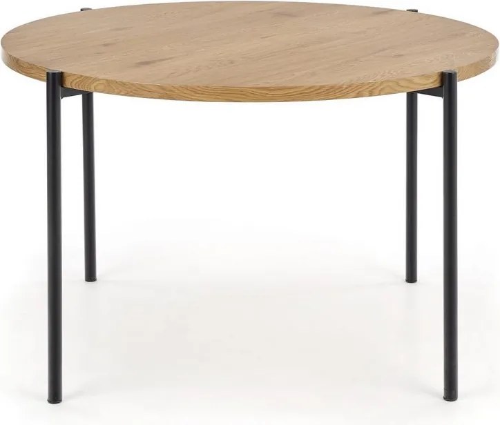 Okrągły stół do jadalni na stalowych nogach Morgan