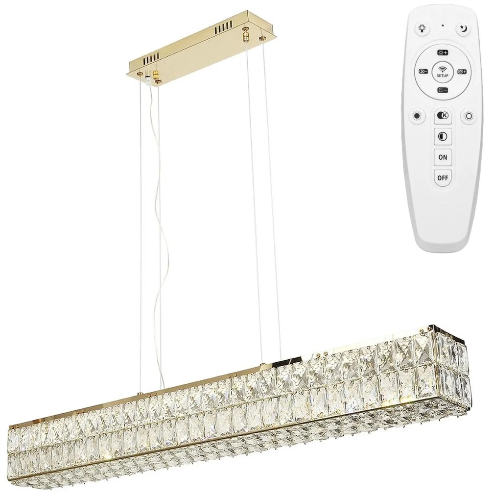 LAMPA SUFITOWA WISZĄCA LED APP1566-CP Gold