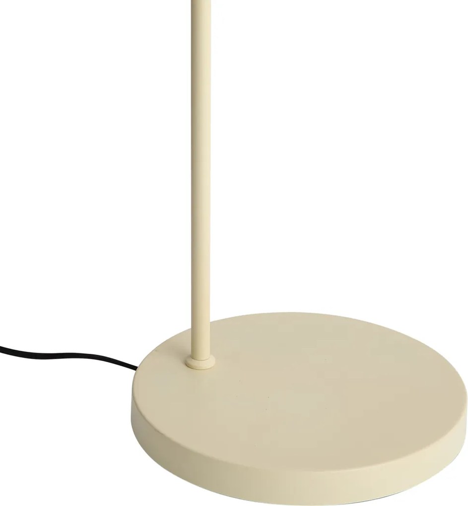 Lampa łukowa Japandi beżowa z abażurem - Bida