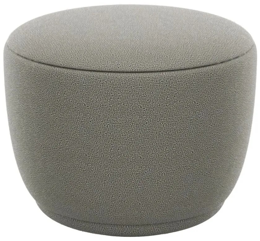 Szary puf z materiału bouclé KUON – Blomus