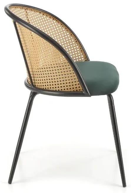 Krzesło K508 VELVET zielone HALMAR