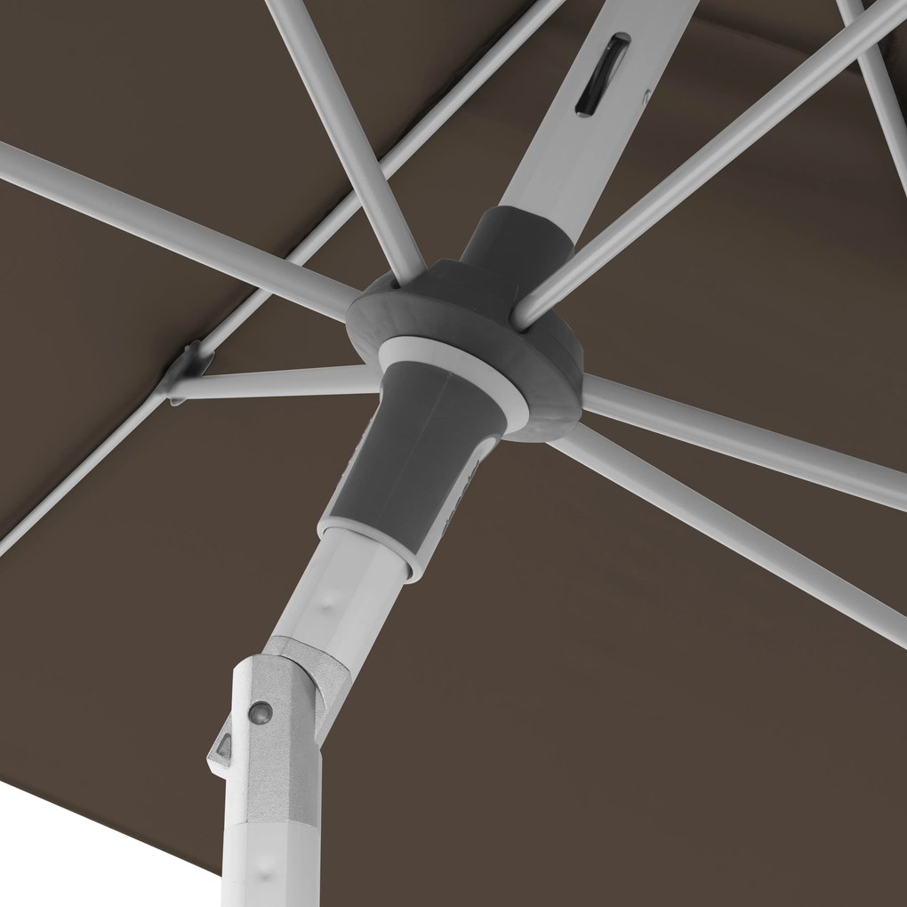 Doppler EXPERT parasol ogrodowy 220 x 140 cm brązowy