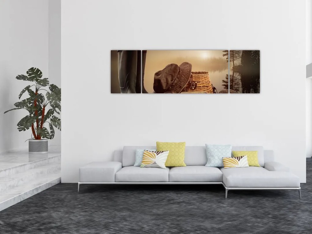 Obraz - Martwa natura rybactwa (170x50 cm)