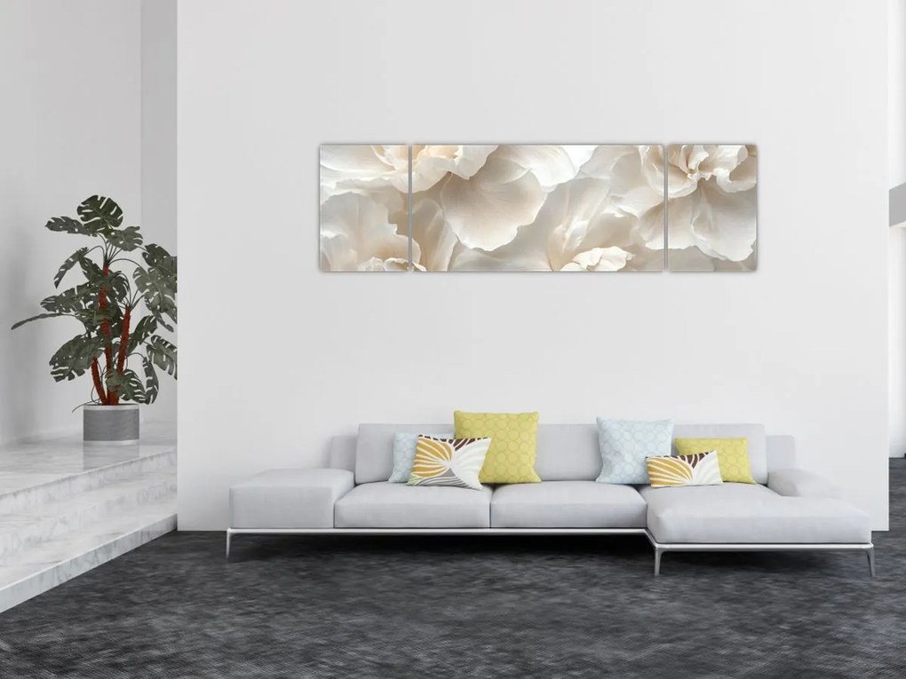 Obraz - Delikatne piwonie (170x50 cm)