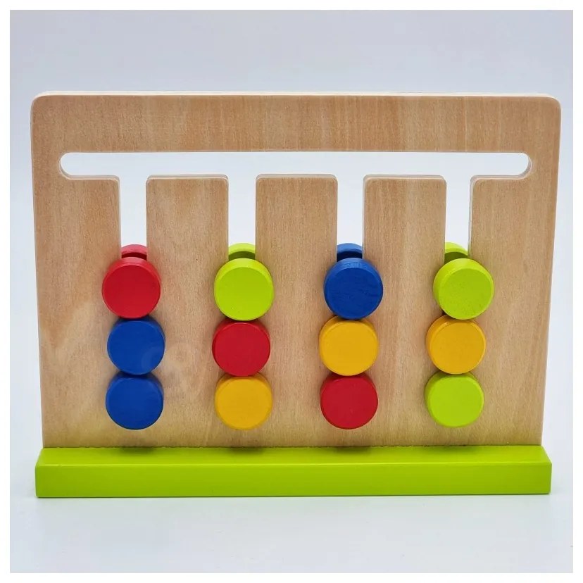 Tooky toy gra logiczna układanka na czas kolory 30 wzorów 18 el.