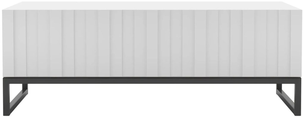 Lamelowy biały kawowy stolik M4-Z78