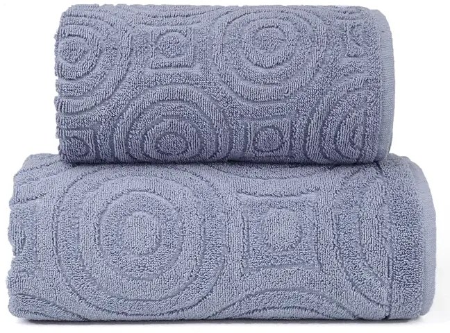 Ręcznik bawełniany Greno Emma 2 50x100 popielaty GRENO