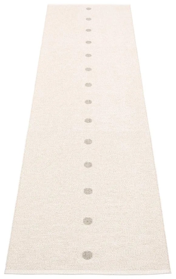 Beżowo-kremowy chodnik odpowiedni na zewnątrz 70x280 cm Peg Linen Vanilla – Pappelina