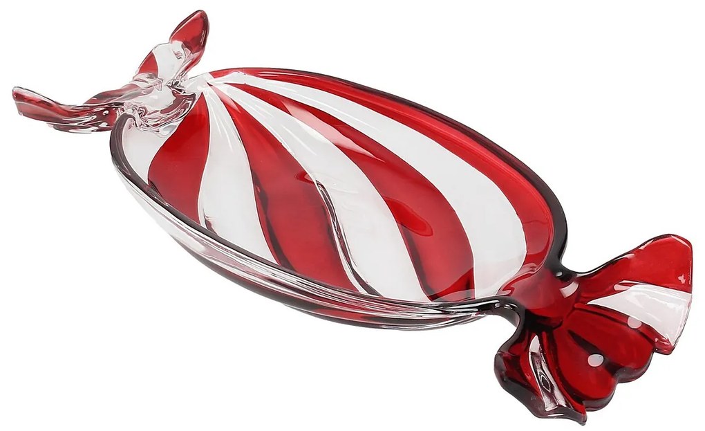 Półmisek szklany Candy 34x15x4 cm