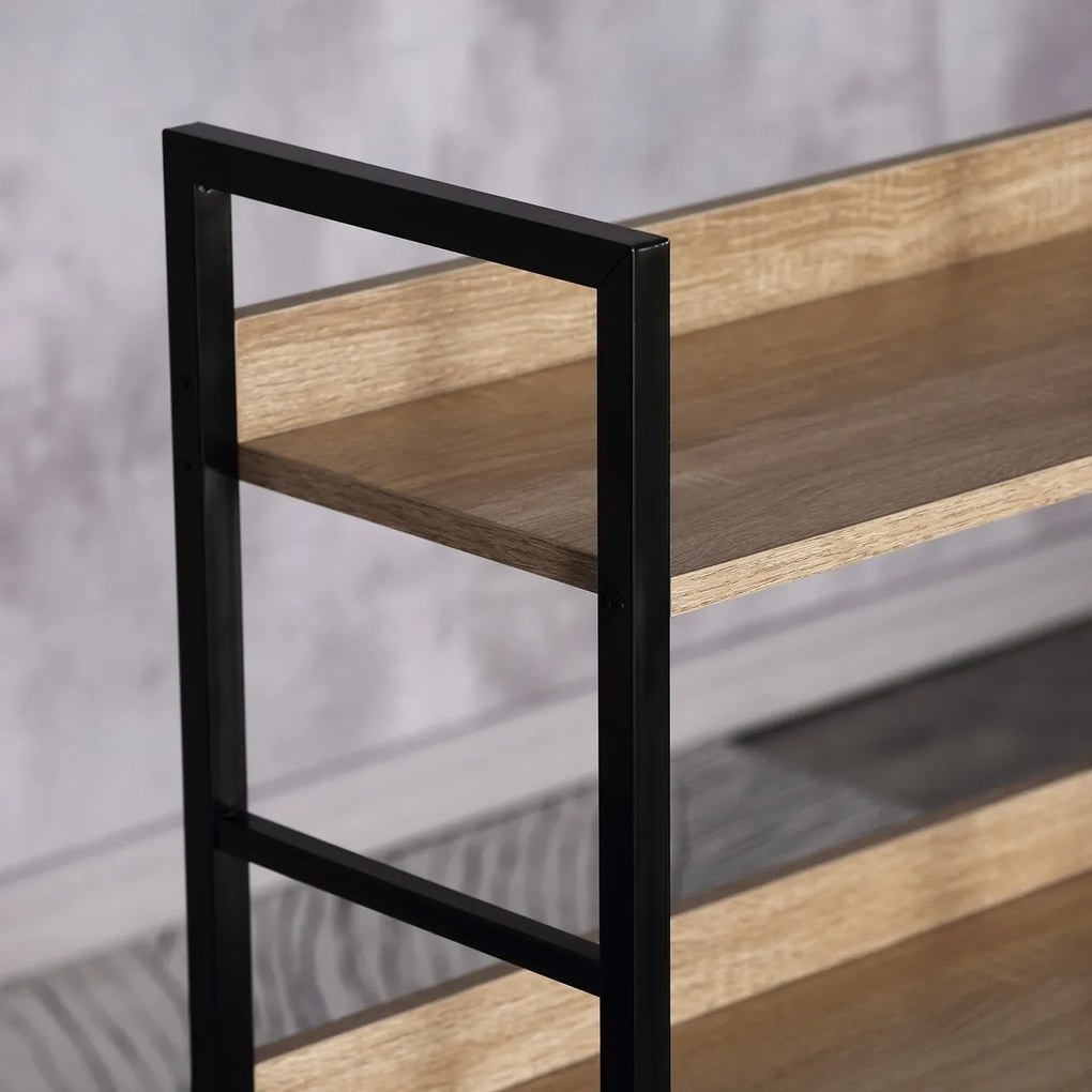Regał GD-314 OAK Denny, 4 półki, 60 x 27,5 x 125,5 cm, 4 piętra