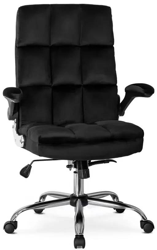Nowoczesny czarny biurowy fotel gabinetowy C3-A35
