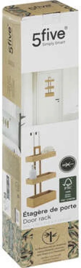 Wisząca bambusowa półka na drzwi SHELF