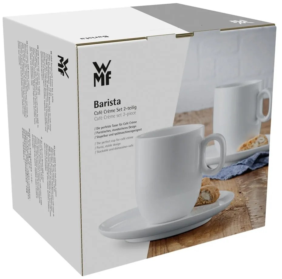 Białe porcelanowe filiżanki do cappuccino zestaw 2 szt. 170 ml Barista – WMF