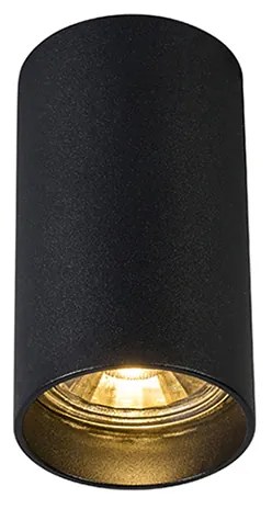 Inteligentny, nowoczesny reflektor czarny z WiFi GU10 - Tuba