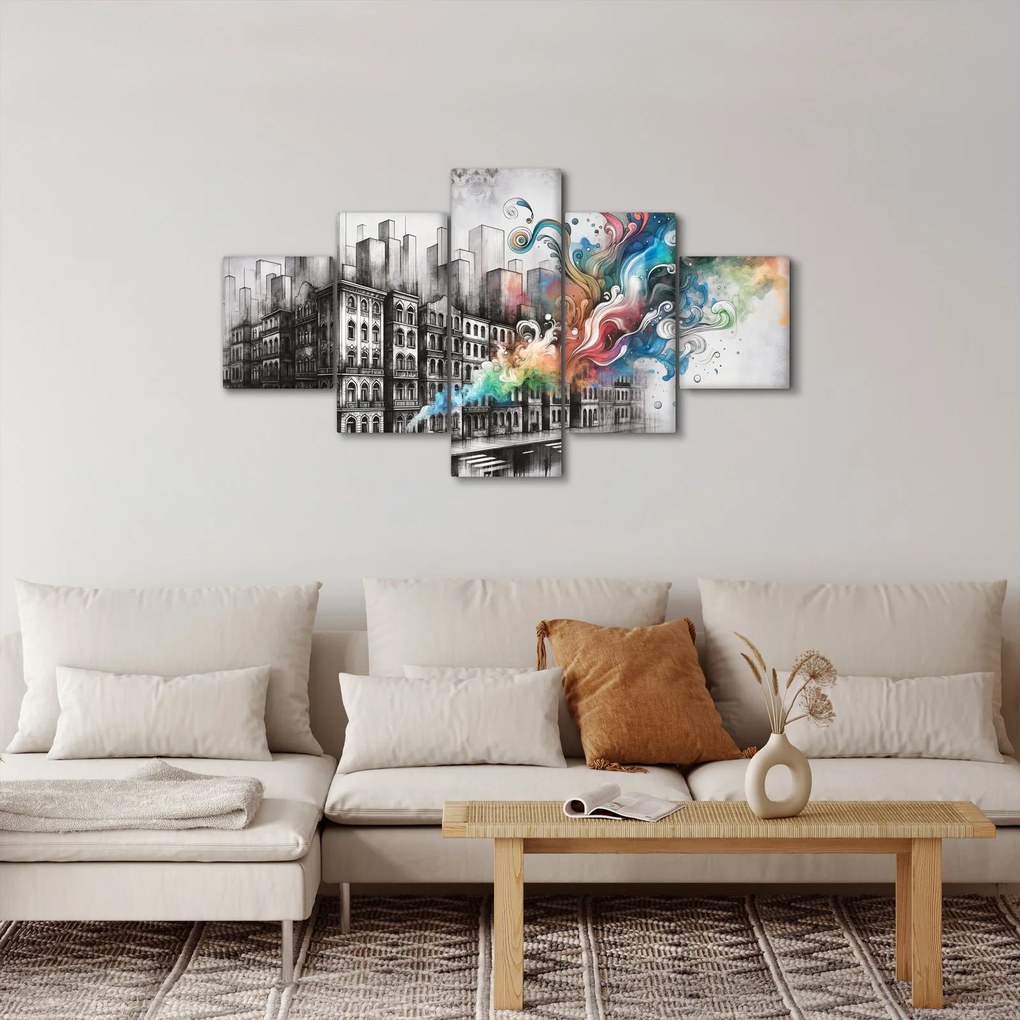 Obraz - Przemysłowe życie (125x70 cm)
