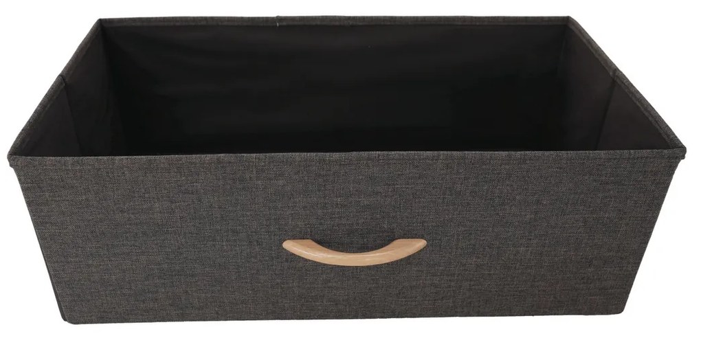 Komoda z szufladami z tkaniny HAZEL TYP 3, brązowy, XL