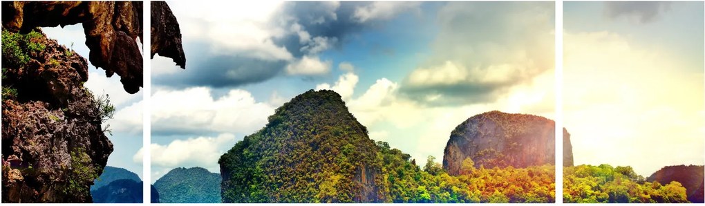 Obraz - Zatoka Phang Nga (170x50 cm)