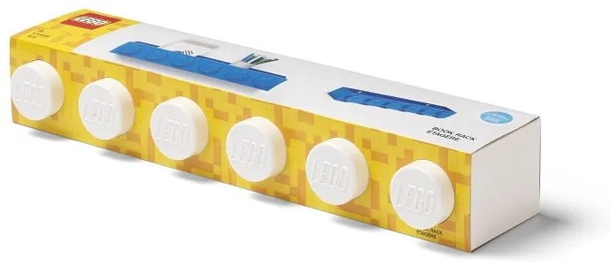 Dziecięca biała półka ścienna LEGO® Sleek