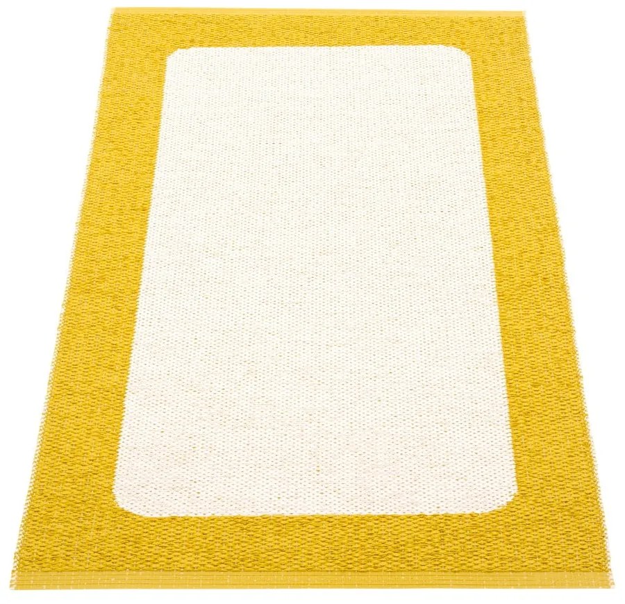 Musztardowo-kremowy dywan odpowiedni na zewnątrz 70x120 cm Ilda Mustard – Pappelina