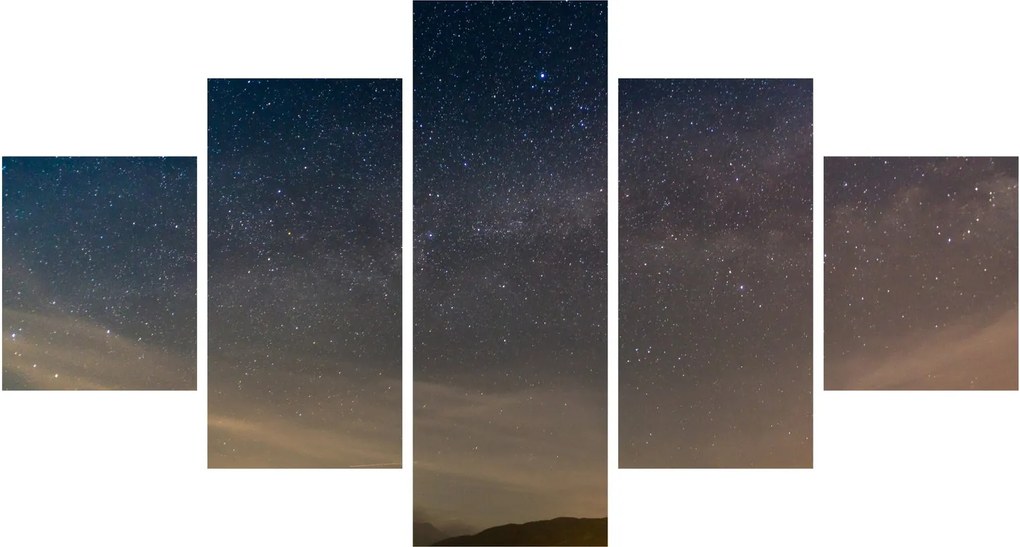Obraz nocnego nieba (125x70 cm)