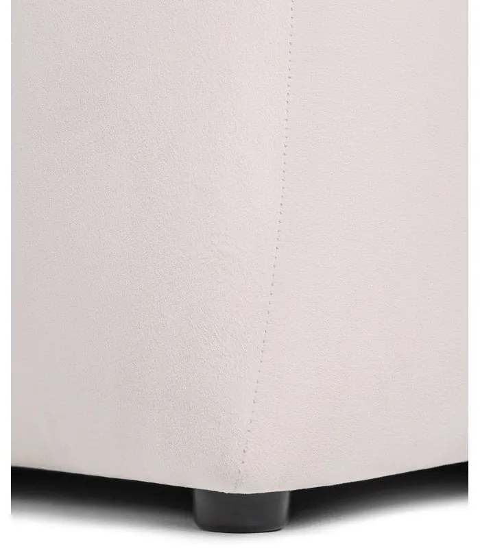 Kremowa aksamitna sofa 225 cm Cube – Bonami Selection