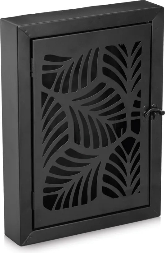 Metalowa skrzynka na klucze LEAVES, 30 x 22 x 5 cm