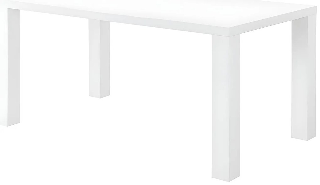 Stół do jadalni MONICA - Dla 6 osób - MDF lakierowane na biało