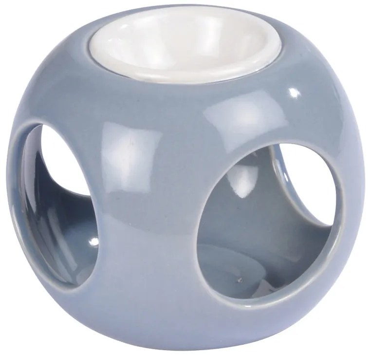 Kominek ceramiczny w formie kostki, wys. 6 cm