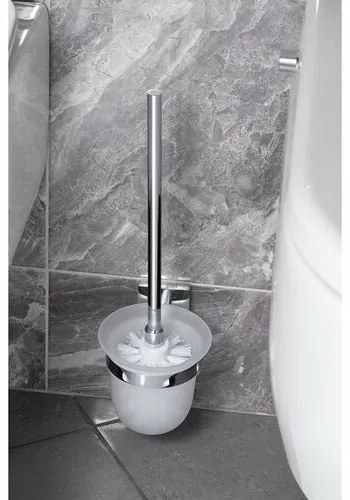 SAPHO XQ301 X-Square szczotka do WC na ścianę,  srebrny