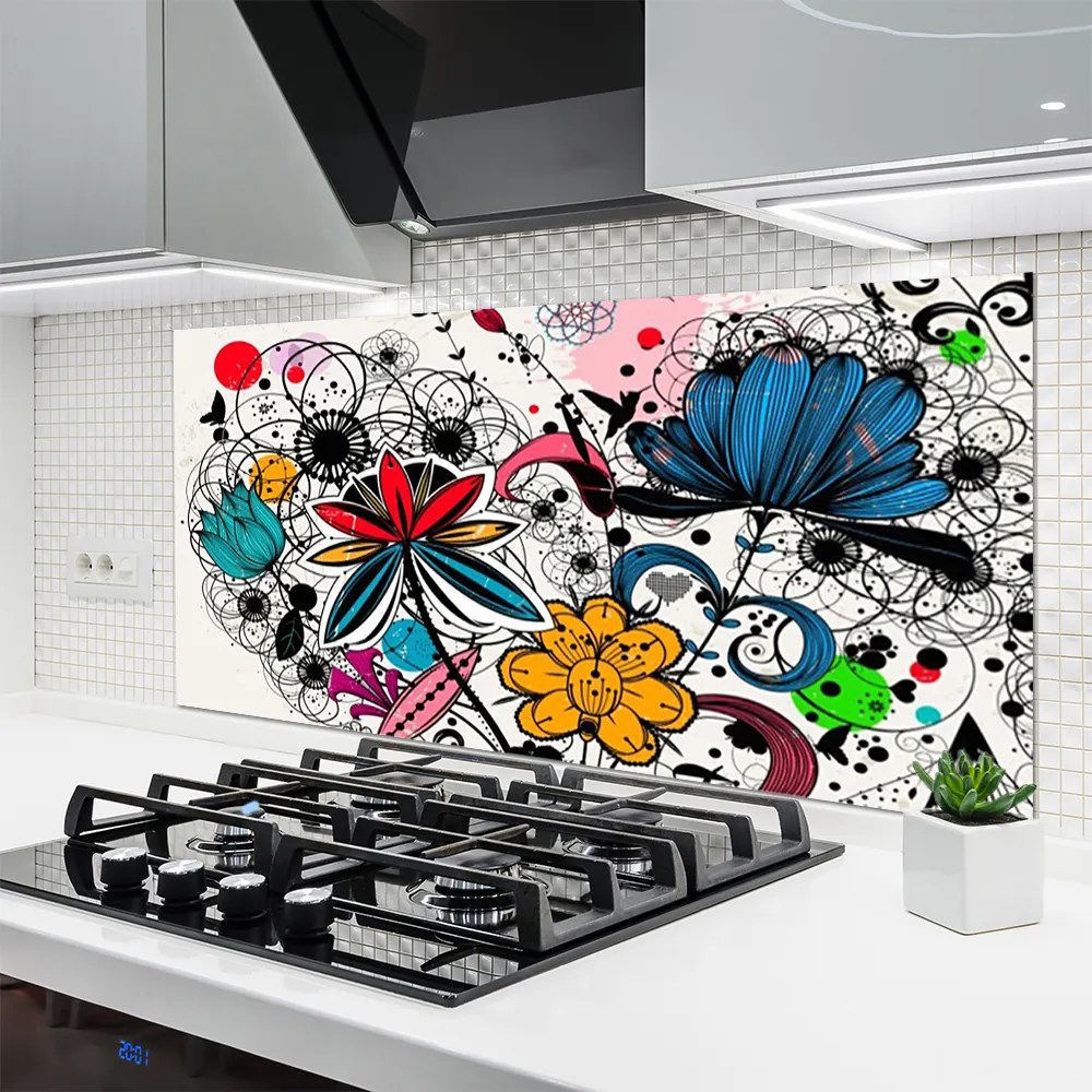 Panel Kuchenny Dynamiczna Kompozycja Kolorów