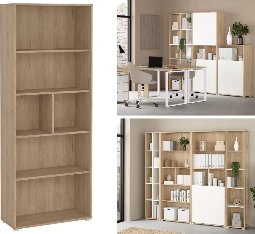 Wysoki regał otwarty Sign 80 jackson hickory