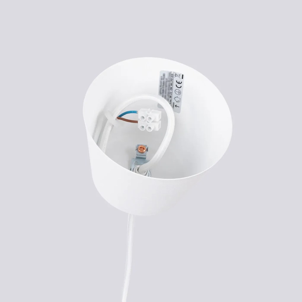 Lampa wisząca BILO biała SOLLUX  LIGHTING