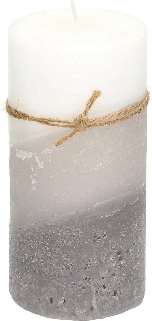 Świeca Lucia 14cm marble grey