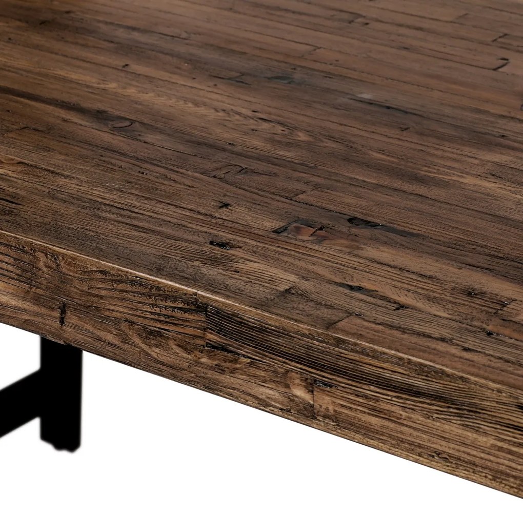 Stół do jadalni z litego drewna 180 x 90 cm, sosna