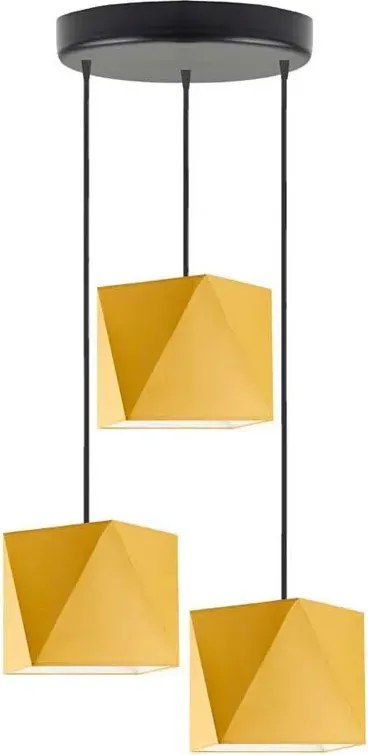 Lampa wisząca z trzema abażurami - 110x28x312 W0-G00
