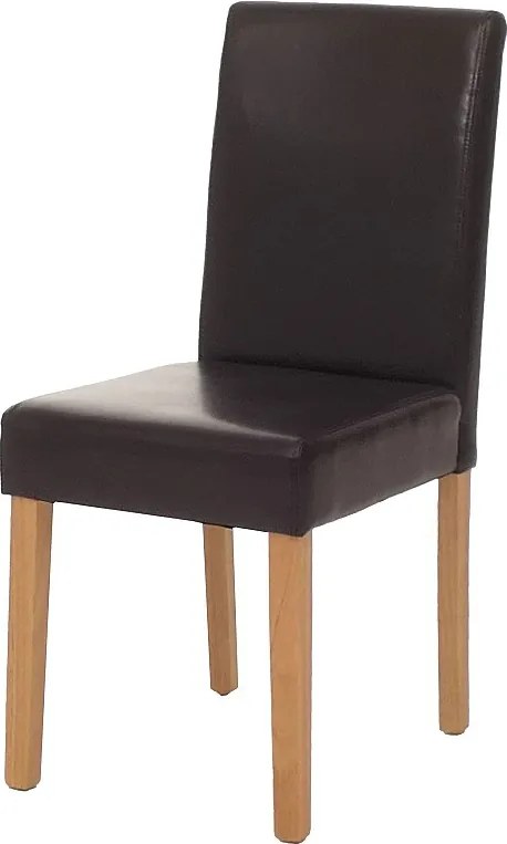 Krzesło do jadalni Littau,  brąz, jasne nogi