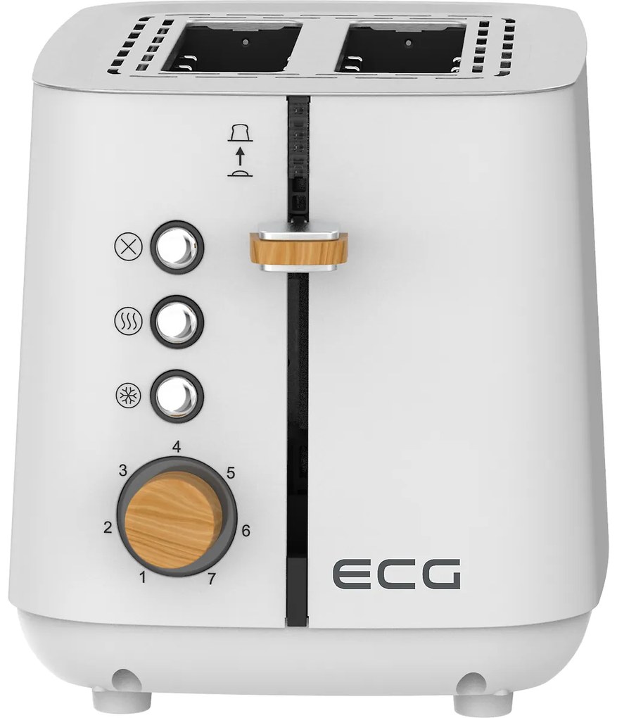 ECG ST 2768 toster Timber White