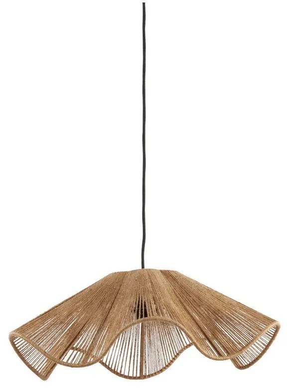 Naturalna lampa wisząca z kloszem z juty ø 48 cm Fodara – Light & Living