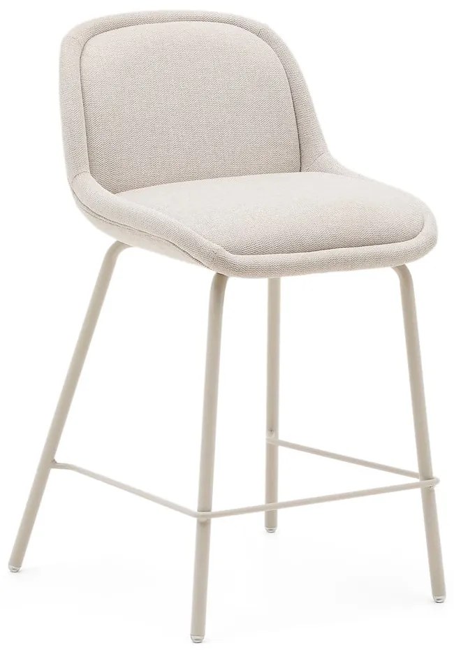 Beżowy hoker (wysokość siedziska 65 cm) Aimin – Kave Home