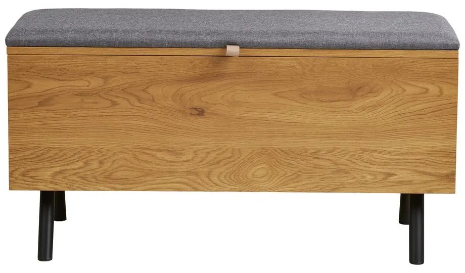 Skrzynia w dekorze dębu w naturalnym kolorze 92x48x33 cm Barco – House Nordic