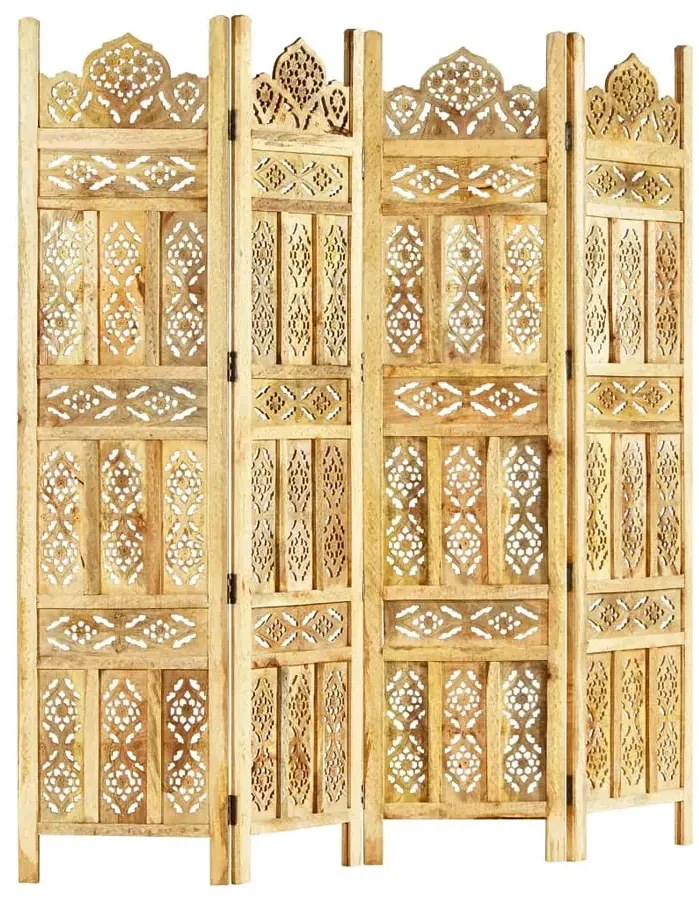 Rozkładany parawan ręcznie rzeźbiony S2-K72