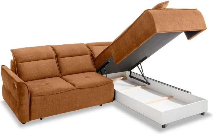 Narożnik MURILLO L z elektryczną regulacją siedziska Prawostronny w tkaninie VOGUE 09 WERSAL