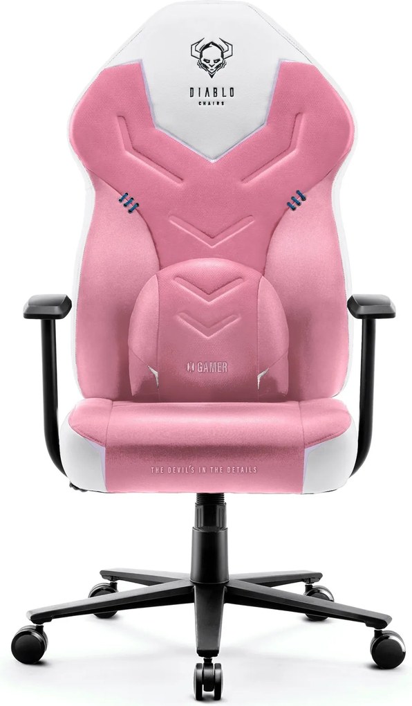Krzesło do gamingu Diablo X-Gamer 2.0 Normal Size Marshmallow Pink
