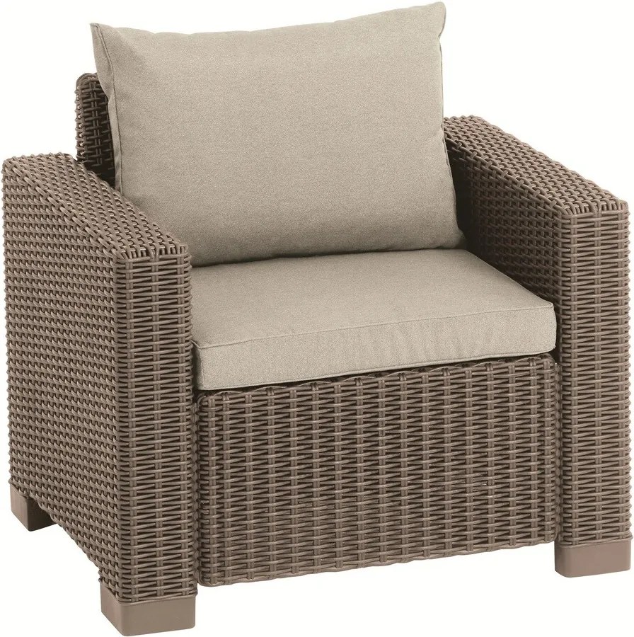 Keter zestaw foteli ogrodowych California 83 x 68 x 72 cm, 2 szt., cappuccino