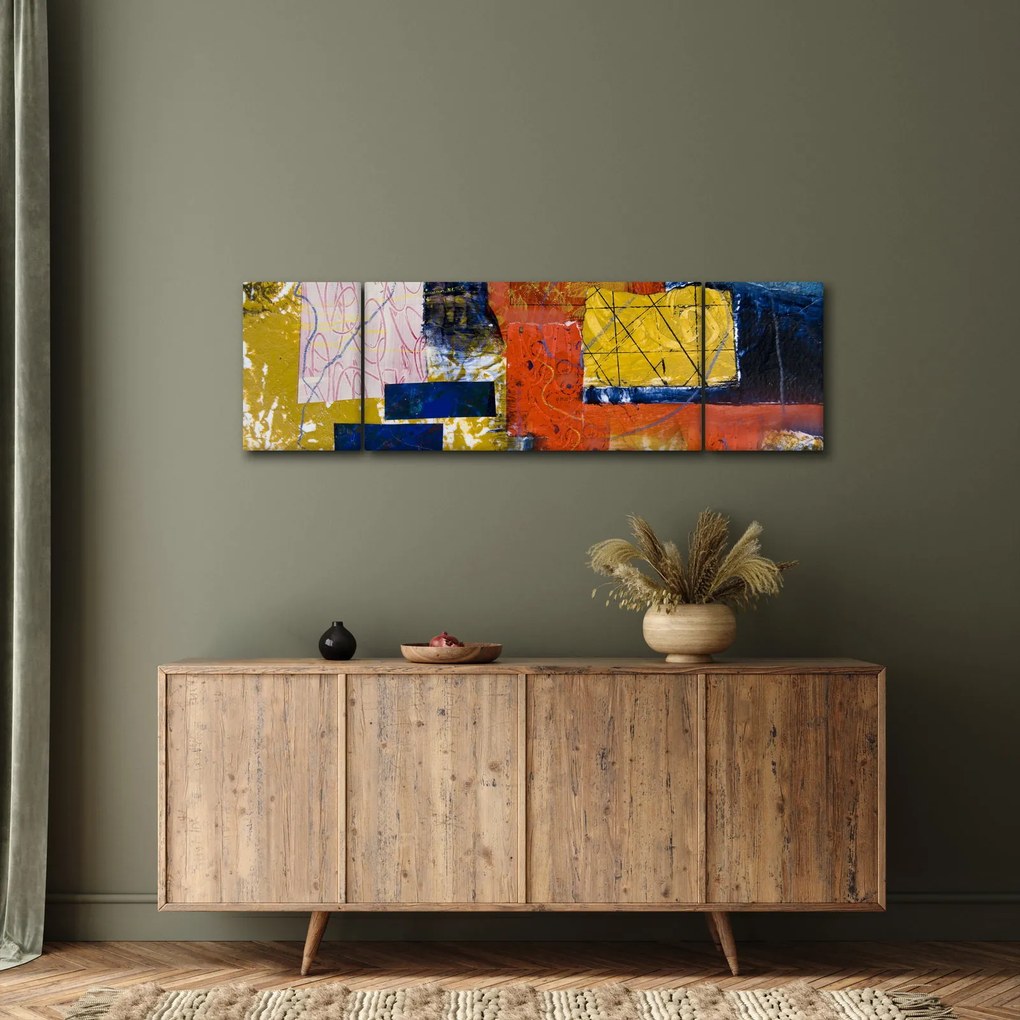 Obraz - Abstrakcja (170x50 cm)